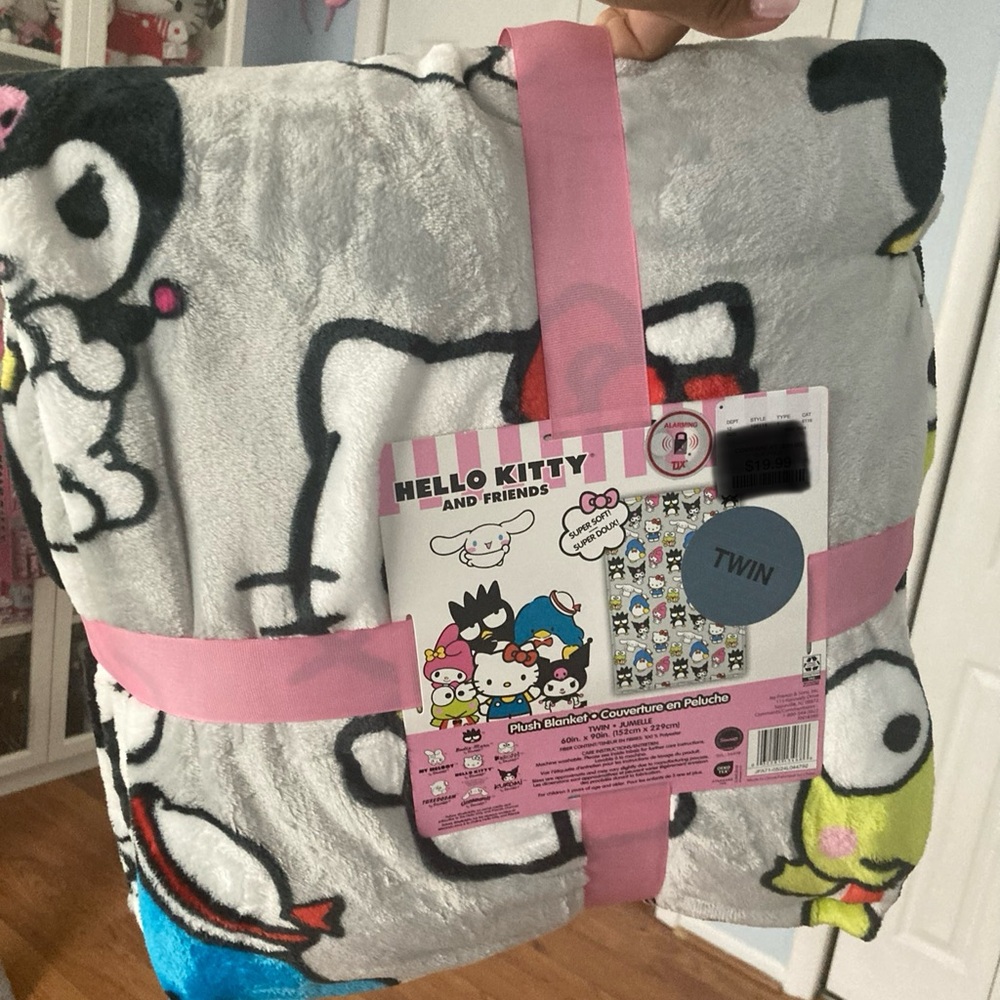 Hello kitty & friends twin blanket
